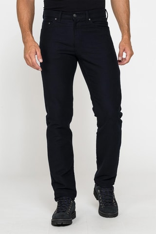 Jean droit 700 regular en fustian - Bleu marine