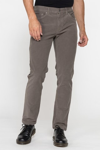 Jean droit 700 regular en fustian stretch - Taupe