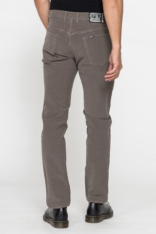 Jean droit 700 regular en fustian stretch - Taupe