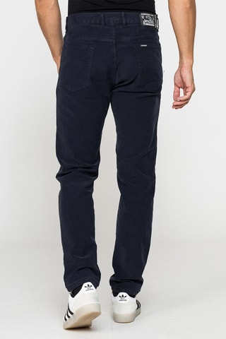 Jean droit 700 regular en fustian stretch - Bleu marine