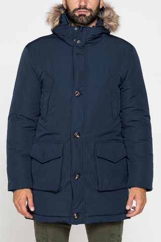 Parka à capuche - Bleu marine