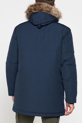 Parka à capuche - Bleu marine