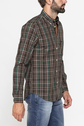 Chemise regular - Marron foncé