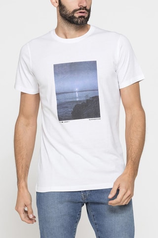 T-shirt regular 801M - Blanc