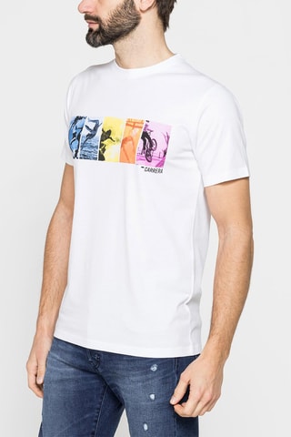 T-shirt regular 801M - Blanc