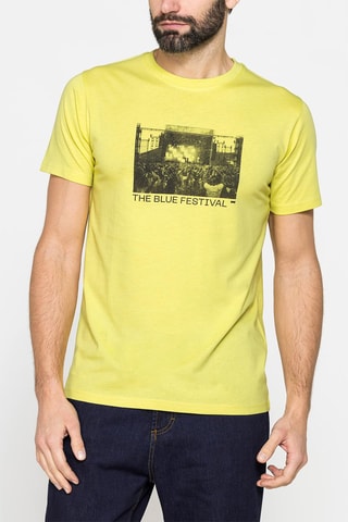 T-shirt regular 801M - Jaune