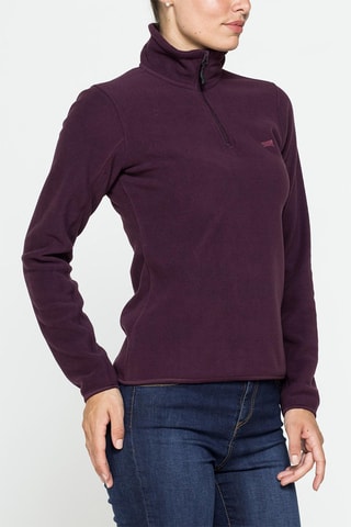 Sweat polaire regular - Prune