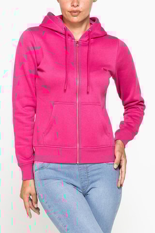 Sweat à capuche regular - Rose