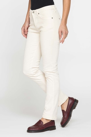 Pantalon regular - Écru