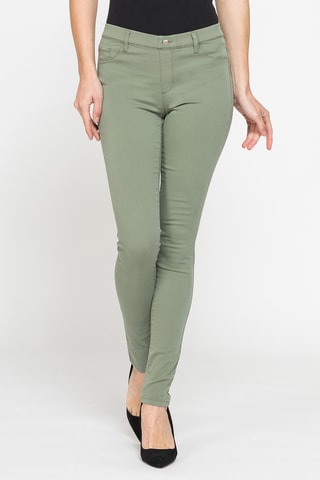 Jean skinny - Vert kaki