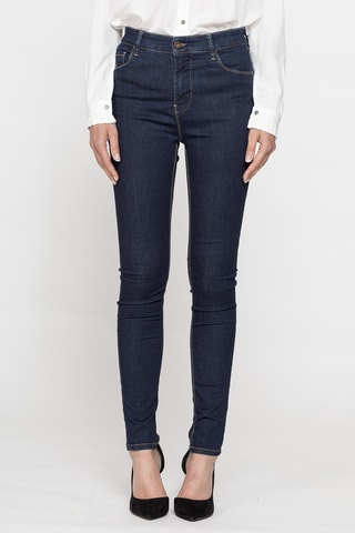 Jean taille haute regular - Bleu foncé