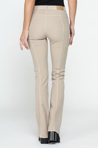 Pantalon flare - Beige