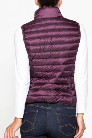 Doudoune regular sans manches - Violet