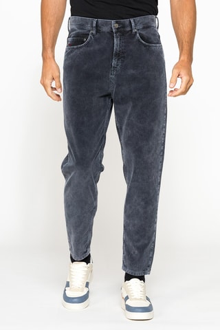 Pantalon carotte - Gris
