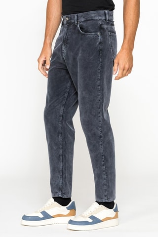 Pantalon carotte - Gris