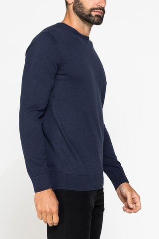 Pull regular - Bleu marine