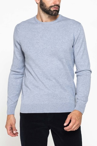 Pull regular - Gris clair