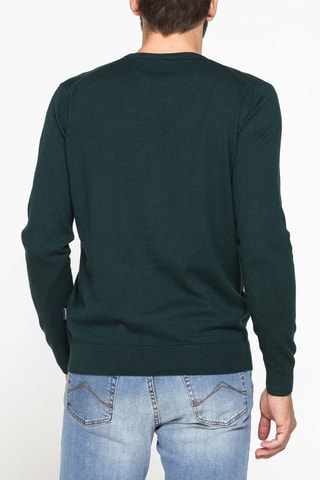 Pull regular - Vert foncé