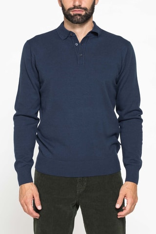 Polo regular - Bleu marine