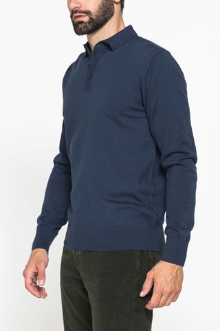 Polo regular - Bleu marine