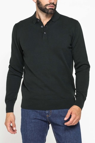 Pull regular - Vert foncé