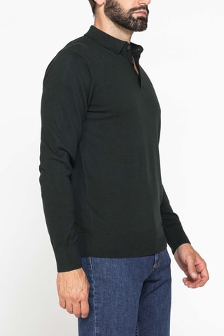Pull regular - Vert foncé
