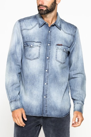 Chemise regular - Bleu