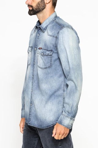 Chemise regular - Bleu