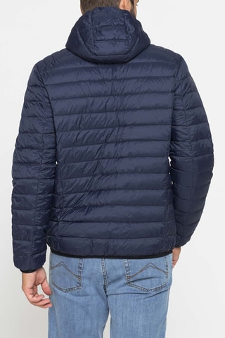 Blouson regular à capuche - Bleu marine
