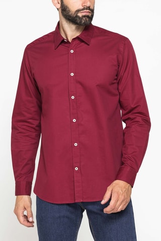 Chemise regular - Bordeaux