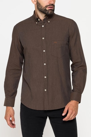 Chemise regular - Marron