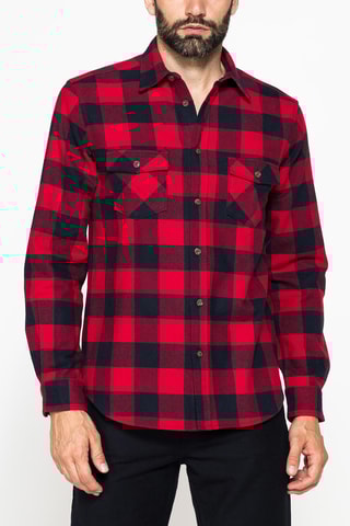 Chemise regular - Rouge