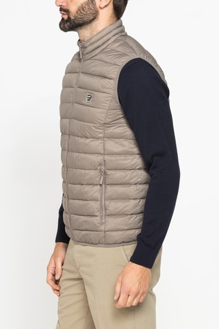 Gilet regular sans manches - Beige