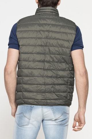Gilet regular sans manches - Kaki