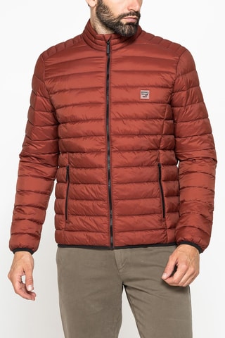 Doudoune regular - Rouge brique