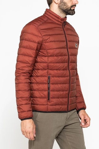 Doudoune regular - Rouge brique