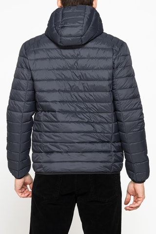 Doudoune regular à capuche - Gris