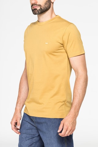 T-shirt regular - Jaune moutarde