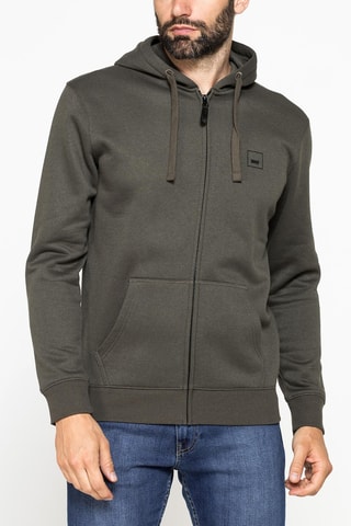 Sweat regular à capuche - Gris