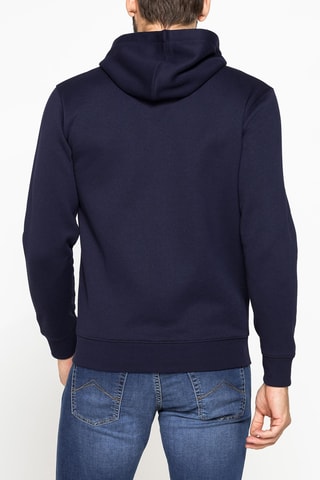 Sweat regular à capuche - Bleu marine