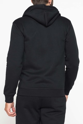 Sweat regular à capuche - Noir