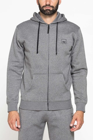 Sweat regular à capuche - Gris