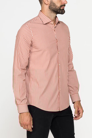 Chemise slim - Orange