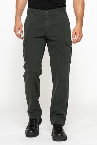 Pantalon cargo - Vert foncé