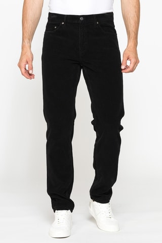 Pantalon regular - Noir