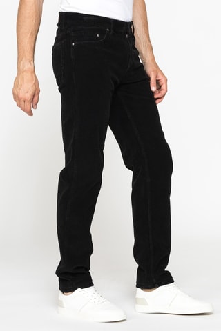 Pantalon regular - Noir