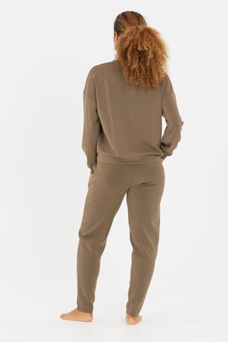 Calças - Castanho-claro