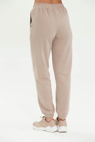 Calças de cintura alta - Bege