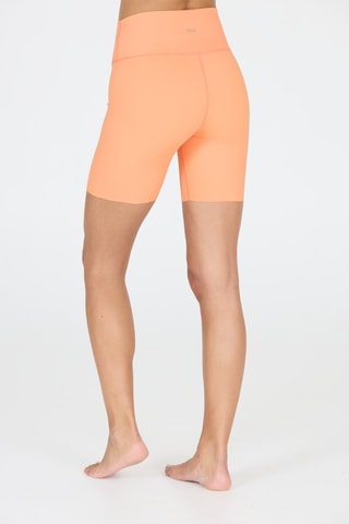 Calções ciclista de cintura alta - Salmão