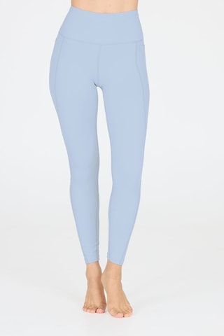 Leggings de desporto com cintura alta - Azul-celeste